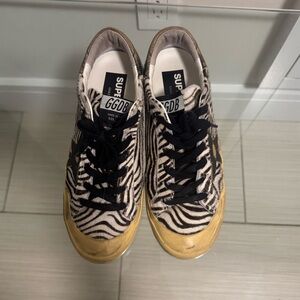 Golden Goose Zebra Sneakers